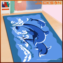 Tapis imprimé polyester pour enfants